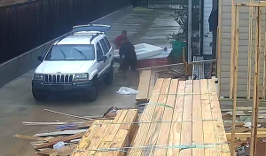 lumber theft on construction project